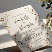 Bloemen Bruiloft Uitnodiging Template – Elegant