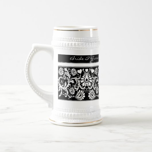  Bloemen Bruiloft Veranderen in elke kleur Bierpul (Links)