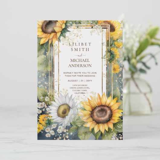 Bloemen Bruiloft Verjaardag Baby shower Pensioen Z Kaart (Staand voorkant)