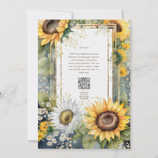 Bloemen Bruiloft Verjaardag Baby shower Pensioen Z Kaart (Achterkant)