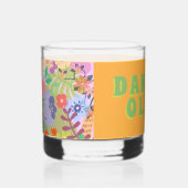 Bloemen Bruiloft Whisky Glas (Links)