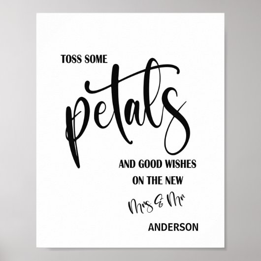 Bloemen bruiloftsbord Poster (Voorkant)