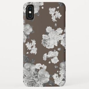 Bloemen Bruine Achtergrond Case-Mate iPhone Case
