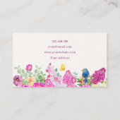 Bloemen brunch foto visitekaartje (Achterkant)