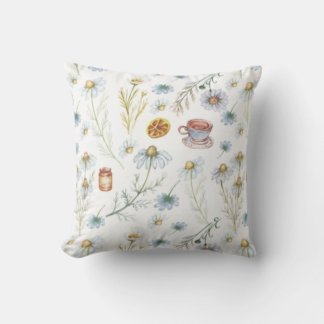 Bloemen buitenkussen (Voorkant)