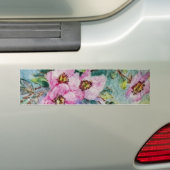 Bloemen Bumpersticker (Op auto)