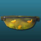 Bloemen Buttercup bloemen monogram buikzak Heuptasje