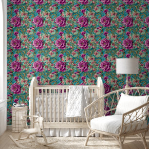 Bloemen Byzantijns land cottage bloem muurschilder Behang