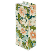 Bloemen cadeau Bloom Bag Wijn Cadeautas (Achterkant Gekanteld)