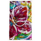 Bloemen Cadeaubag Klein Cadeauzakje (Voorkant)