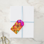 Bloemen Cadeaulabel (Met Touw)