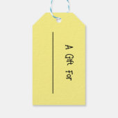 Bloemen Cadeaulabel (Achterkant)