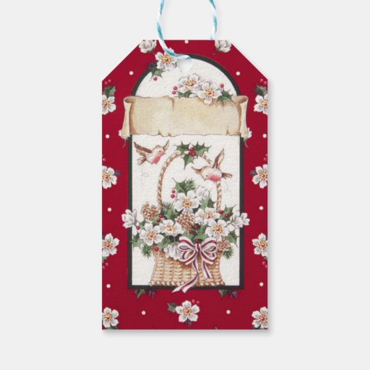 Bloemen Cadeaulabel (Achterkant)