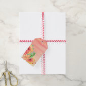 Bloemen Cadeaulabel (Met Touw)