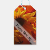 bloemen cadeaulabel (Voorkant)