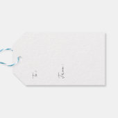 Bloemen Cadeaulabel (Achterkant Horizontaal)