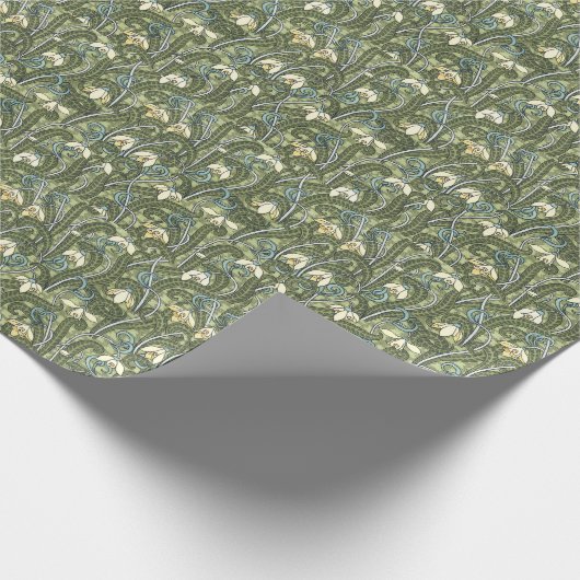 bloemen cadeaupapier (Hoek)