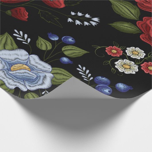 Bloemen Cadeaupapier (Hoek)