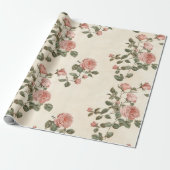  bloemen cadeaupapier (Uitgerold)