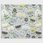 bloemen cadeaupapier (Vlak)