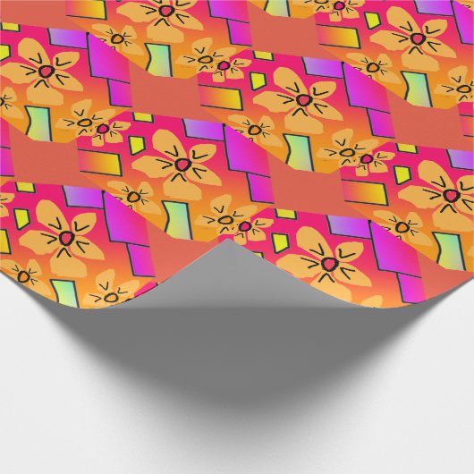 Bloemen Cadeaupapier (Hoek)