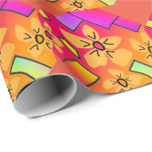 Bloemen Cadeaupapier (Rol Hoek)