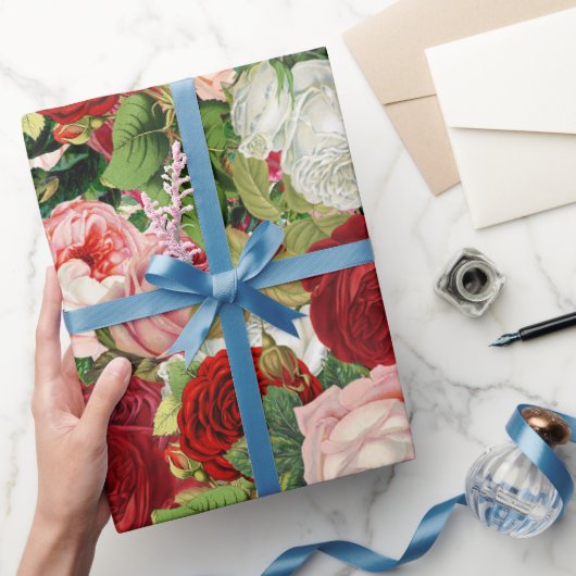 bloemen cadeaupapier (Geschenken)