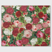 bloemen cadeaupapier (Vlak)