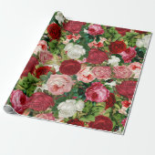 bloemen cadeaupapier (Uitgerold)