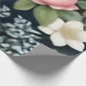 bloemen cadeaupapier (Hoek)