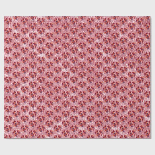 Bloemen Cadeaupapier (Vlak)