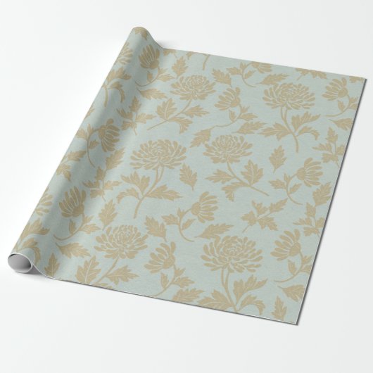 Bloemen  cadeaupapier (Uitgerold)