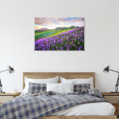 Bloemen | Californische wilde bloemen Canvas Afdruk (Insitu (Slaapkamer))