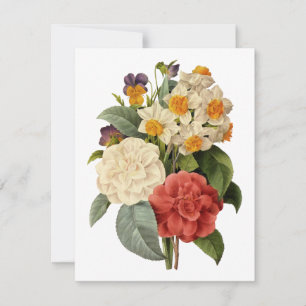 bloemen, Camellias en Narcissus, Redoute