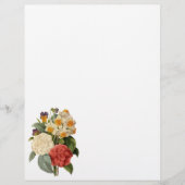  bloemen, Camellias en Narcissus, Redoute Flyer (Voorkant)