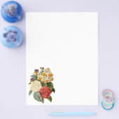  bloemen, Camellias en Narcissus, Redoute Flyer (Enkel)