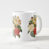  bloemen, Camellias en Narcissus, Redoute Grote Koffiekop (Voorkant rechts)