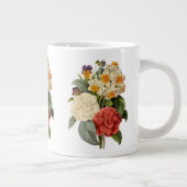  bloemen, Camellias en Narcissus, Redoute Grote Koffiekop (Rechts)