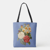 bloemen, Camellias en Narcissus, Redoute Tote Bag (Achterkant)