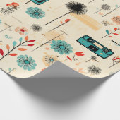  Bloemen & Camerapatroon (2) Cadeaupapier (Hoek)