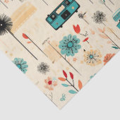  Bloemen & Camerapatroon (2) Tissuepapier (Detail)