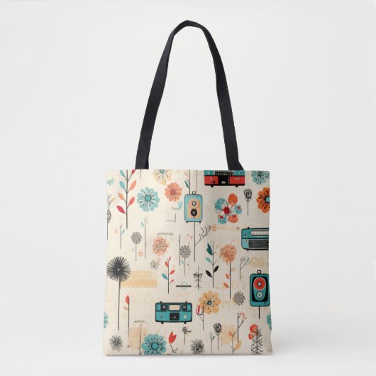  Bloemen & Camerapatroon (2) Tote Bag (Voorkant)