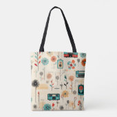  Bloemen & Camerapatroon (2) Tote Bag (Achterkant)