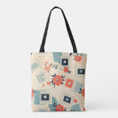  Bloemen & Camerapatroon (3) Tote Bag (Achterkant)