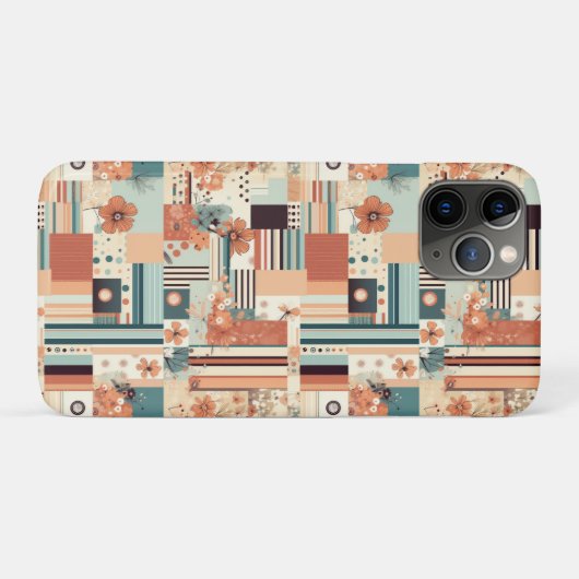  Bloemen & Camerapatroon (4) Case-Mate iPhone Case (Achterkant (horizontaal))