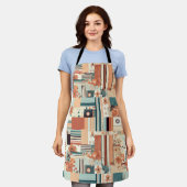 Bloemen & Camerapatroon (4) Schort (Gedragen)