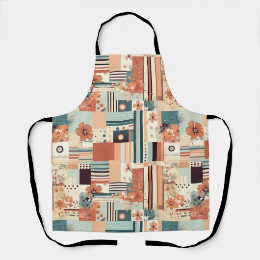 Bloemen & Camerapatroon (4) Schort (Voorkant)
