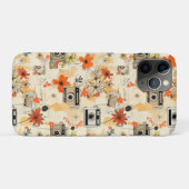 Bloemen & Camerapatroon (5) Case-Mate iPhone Case (Achterkant (horizontaal))