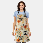  Bloemen & Camerapatroon (5) Schort (Gedragen)