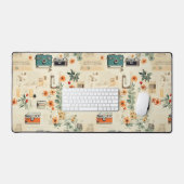  Bloemen & Camerapatroon (6) Bureaumat (Keyboard & Muis)